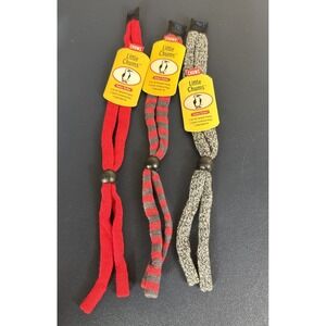 Chums LIttle Chums Eyeglasses Retainer Cord 3 Pack Red Gray 1-Striped New 0844